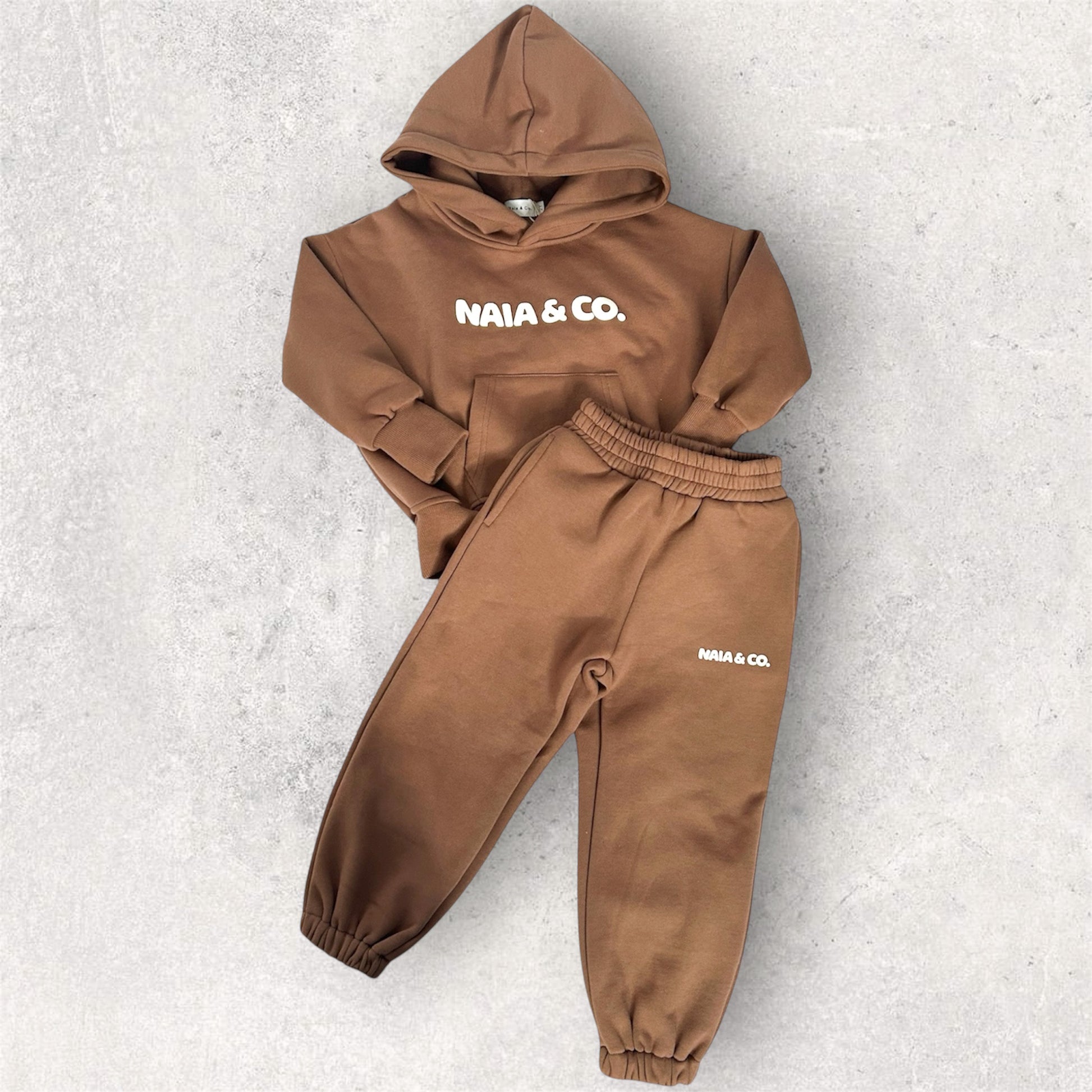 Cozy Days - Chocolate Tracksuit Set